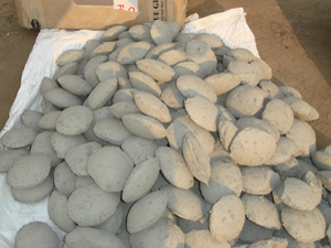 minetial briquettes